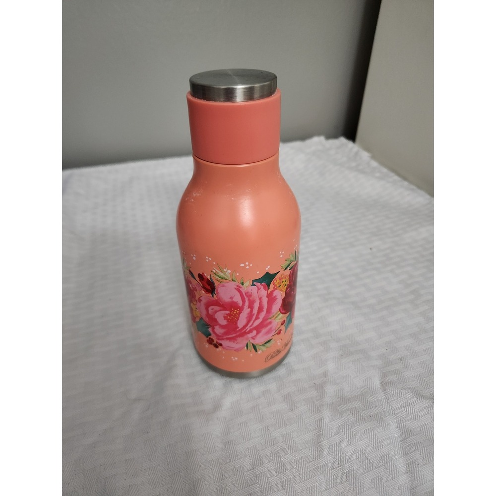 The Pioneer Woman Cheerful Rose 16oz Stainless Steel Water Bottle Pink Floral